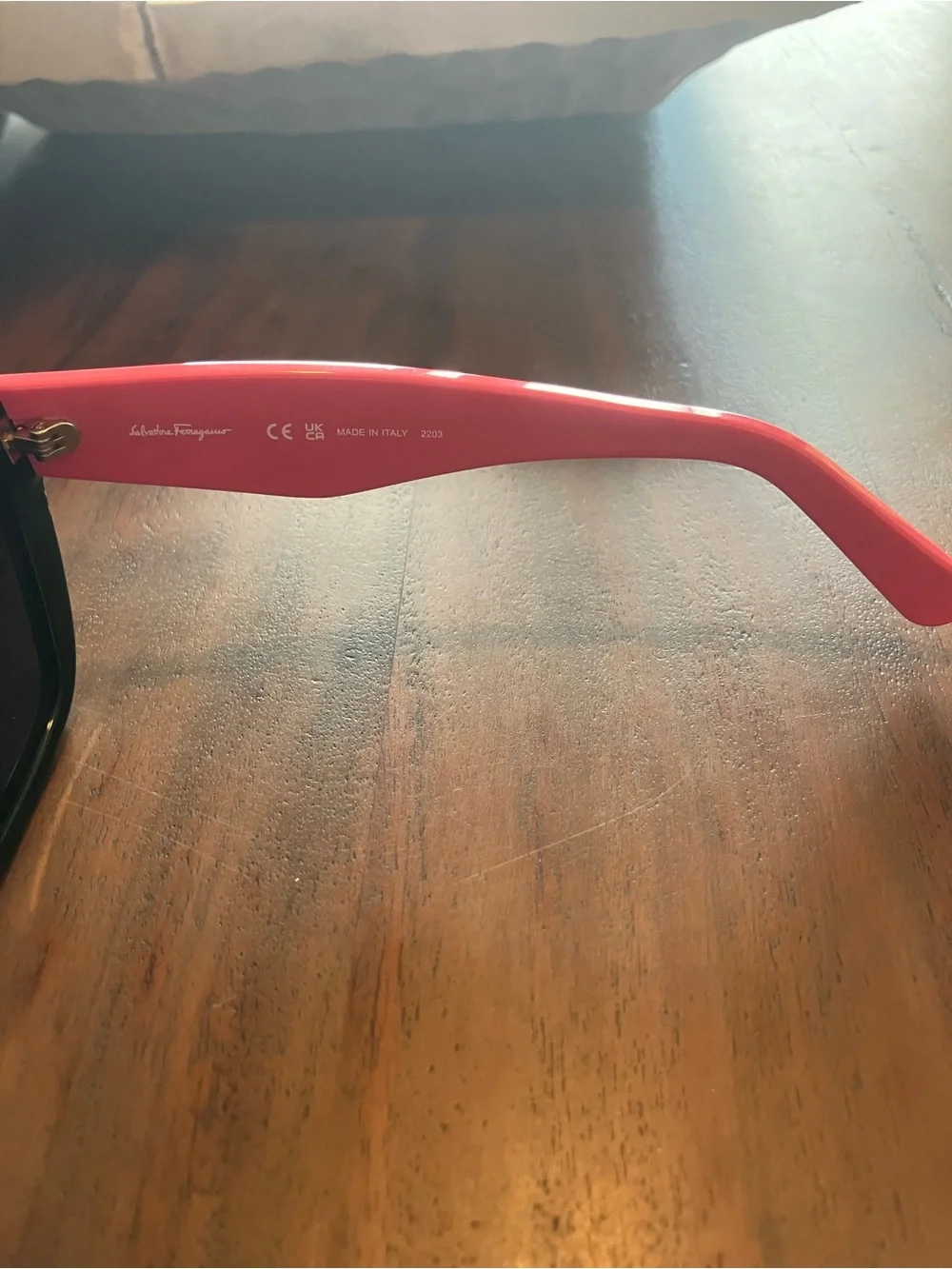 Salvatore Ferragamo Olive Green Oversized Cat-Eye Sunglasses
